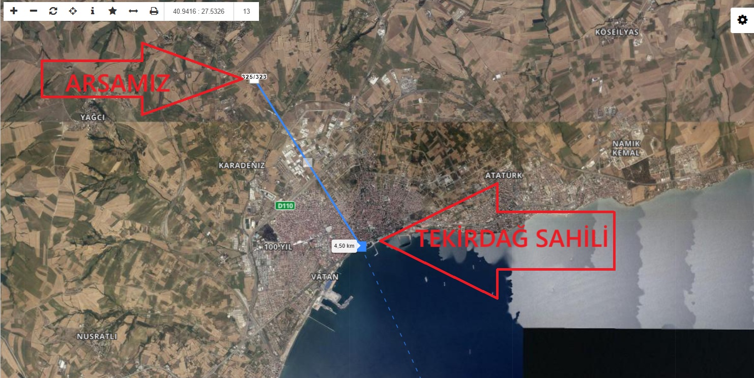 Tekirdağ Merkezde Yüksek Kazanç Potansiyelli, 2 Kat Vılla İmarlı Yatırımlık Arsa